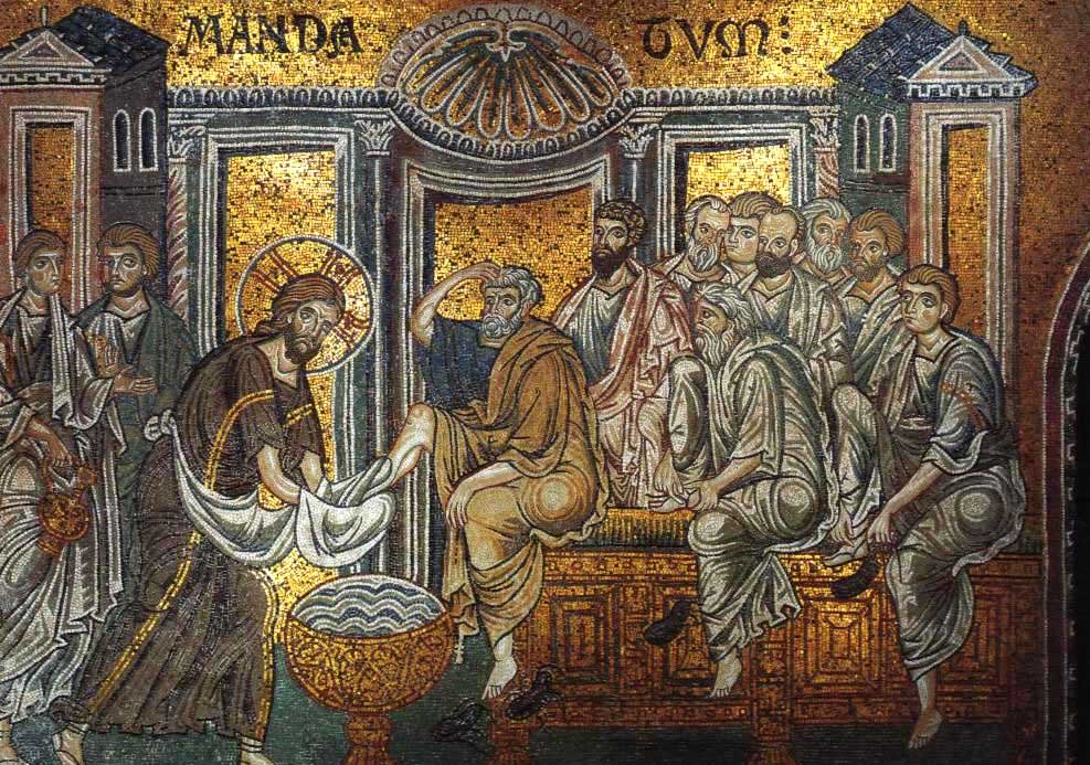 Christ_washes_apostles'_feet_(Monreale)